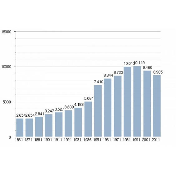 Evoluzione demografica di San Gavino Monreale